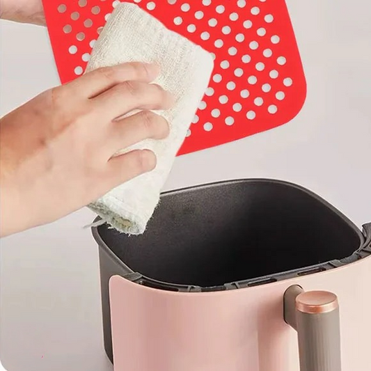 Reusable Non-Stick Silicone Air Fryer Basket Liner Mat