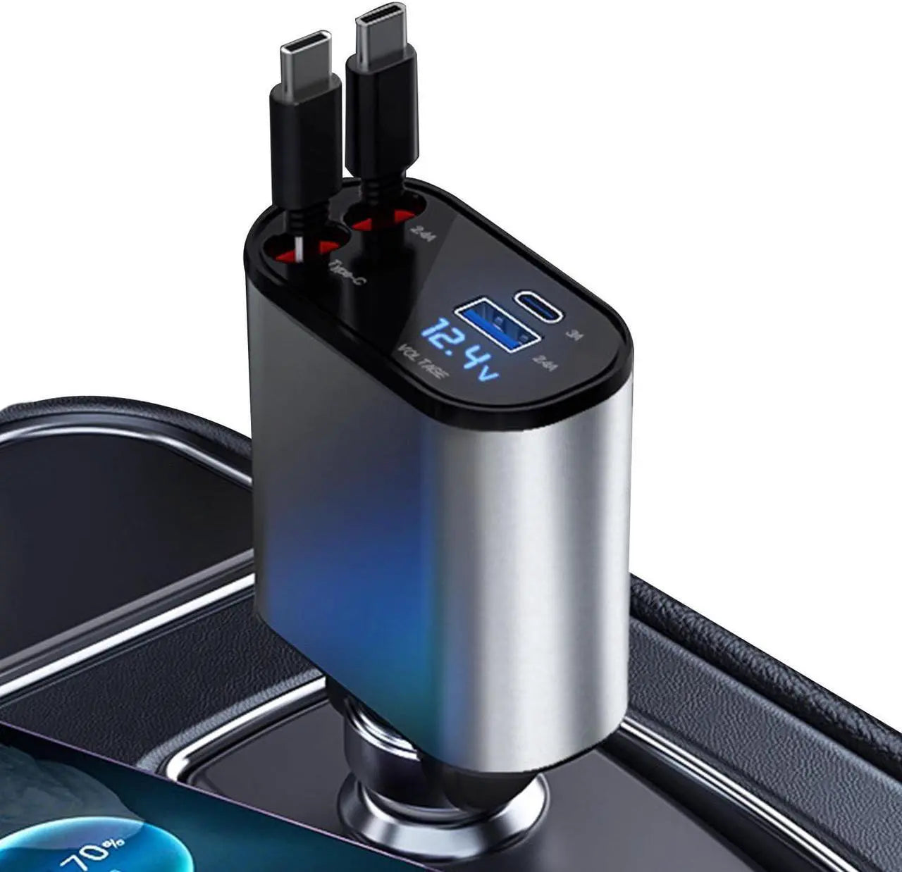 PowerFlex 4-in-1 Multi-Function Car Charger