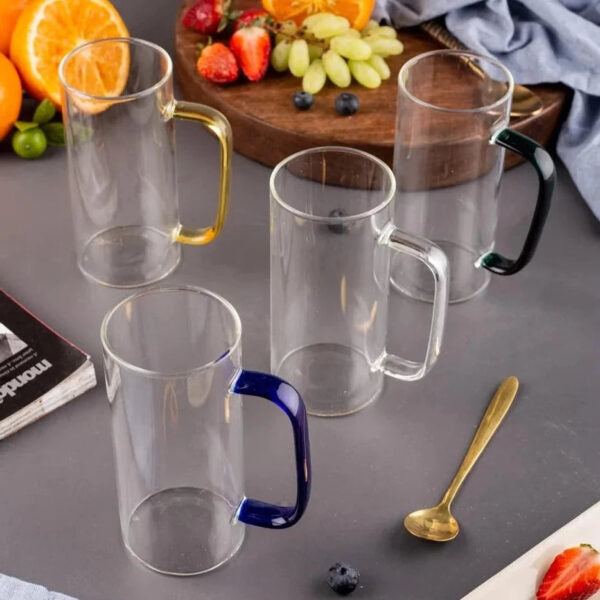 PrismaGlow 4pcs Borosilicate Glass Set | 380ml
