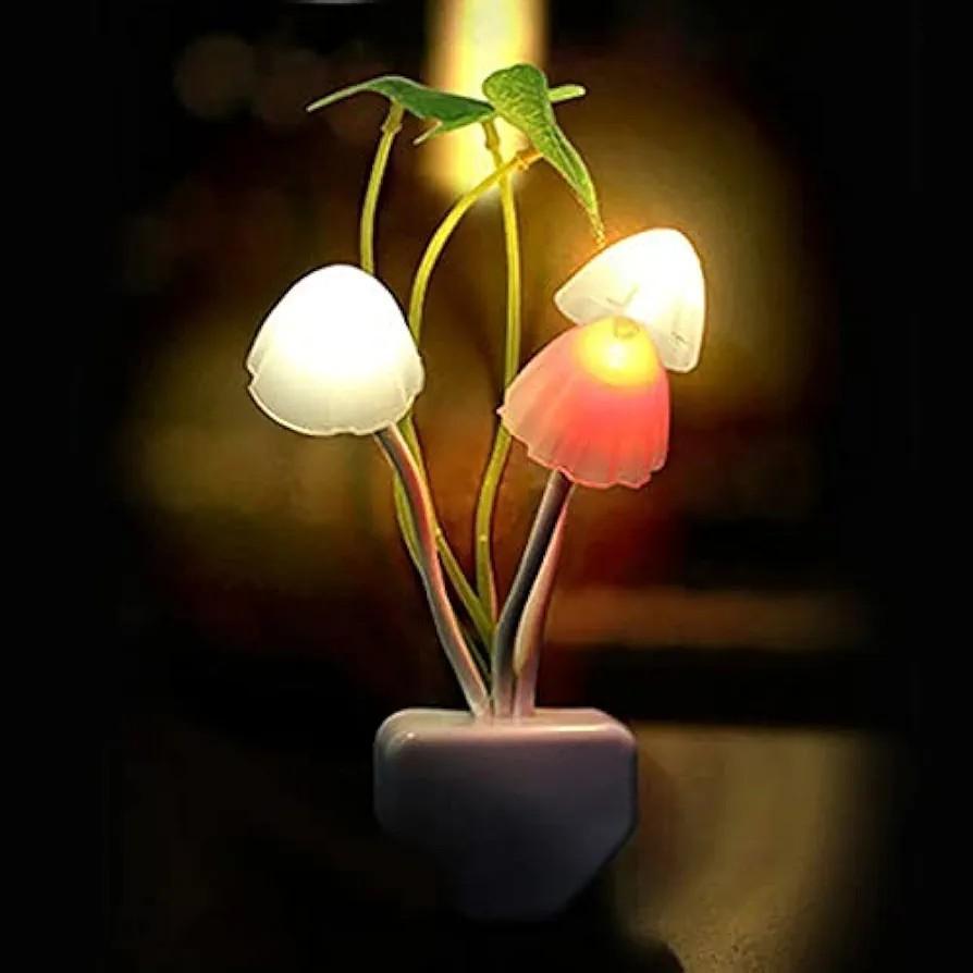 LED Night Light Mushroom Lamp
