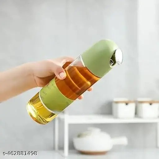 Modern Glass Oil & Vinegar Bottle with Auto Spout