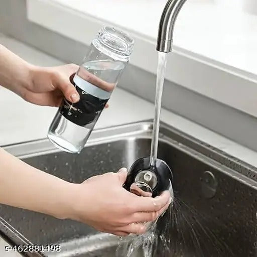 Modern Glass Oil & Vinegar Bottle with Auto Spout