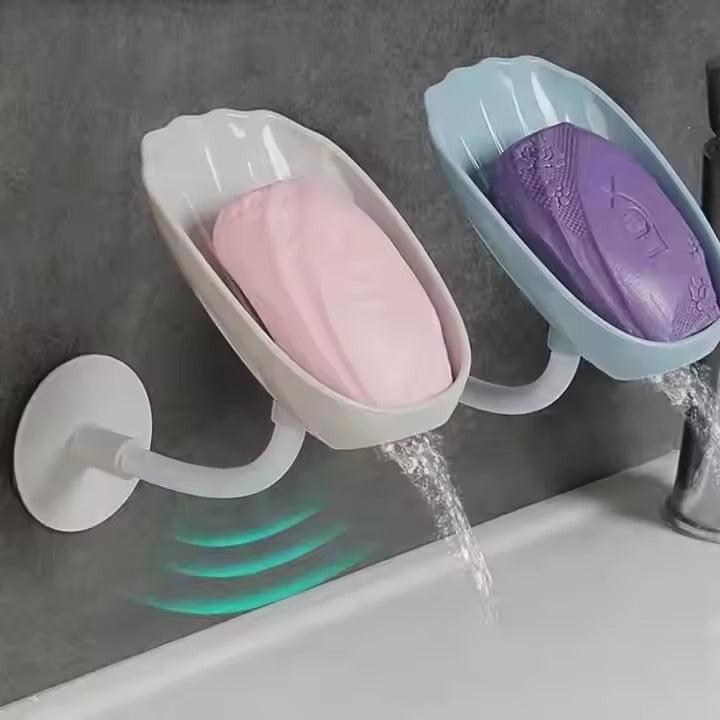 Wall-Mounted Shell Drain Soap Dish