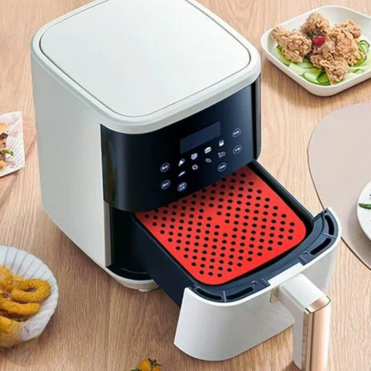 Reusable Non-Stick Silicone Air Fryer Basket Liner Mat