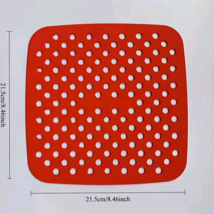 Reusable Non-Stick Silicone Air Fryer Basket Liner Mat